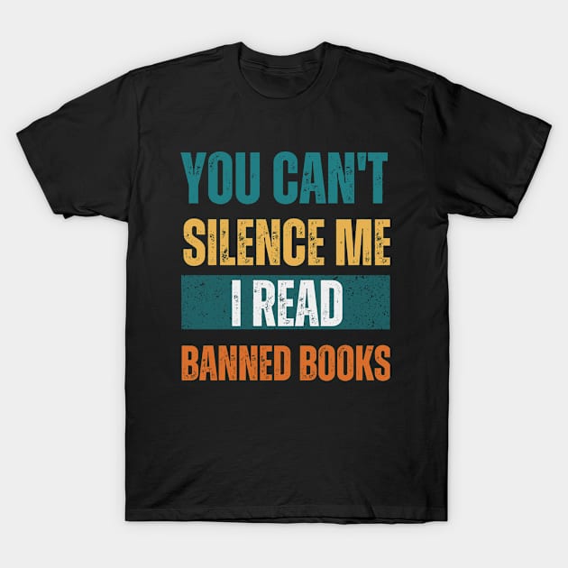 I read banned books T Shirt readers reading gift T-Shirt by Emouran